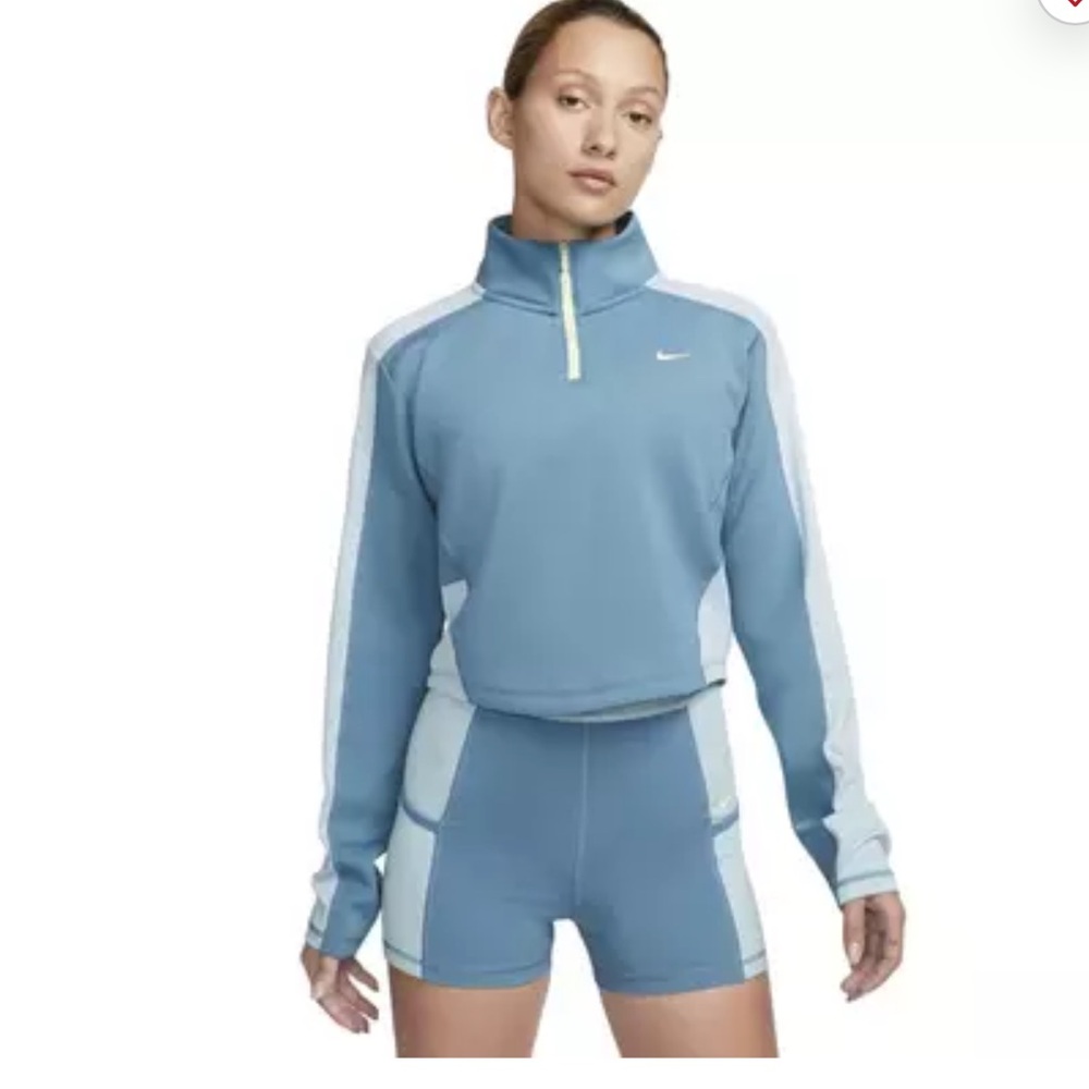*SET*Nike Women’s Dri-Fit 1/4 Zip Femme Training Top and shorts set